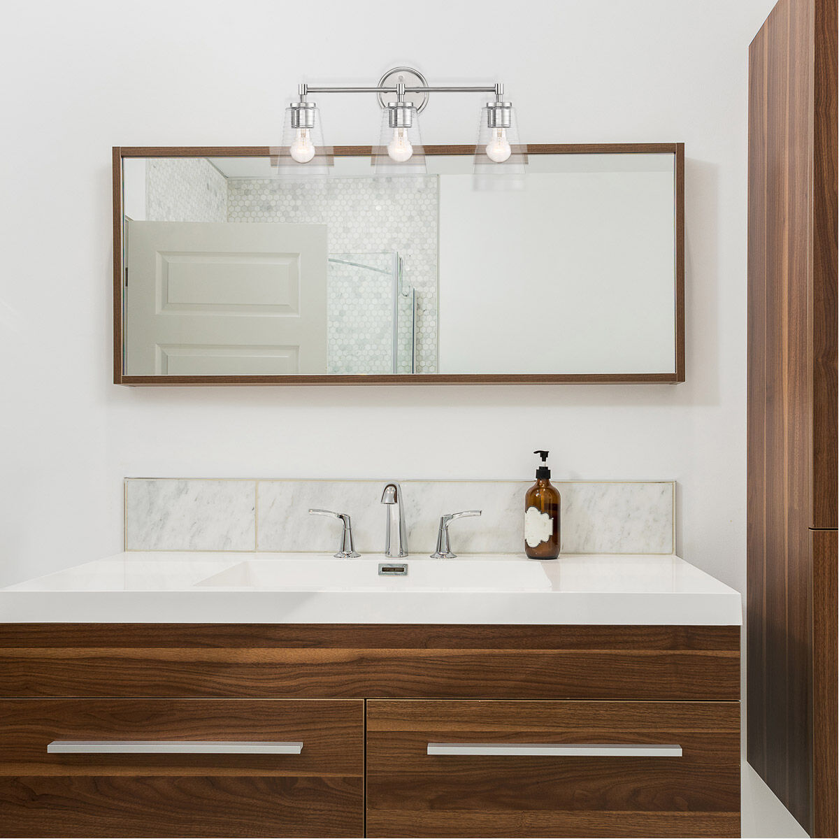 Ingo 3 Light 24 inch Polished Nickel Vanity Light Wall Light